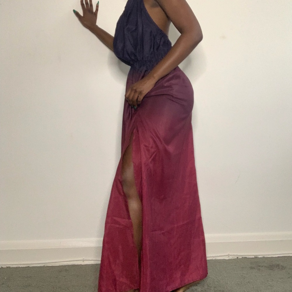 Ombré maxi dress